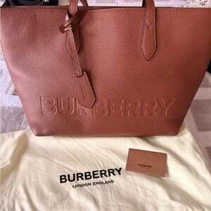 Burberry Brown Leather Tote